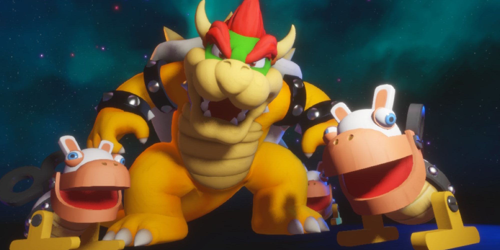 Mario Rabbids Sparks of Hope Bowser with Mechakoopas