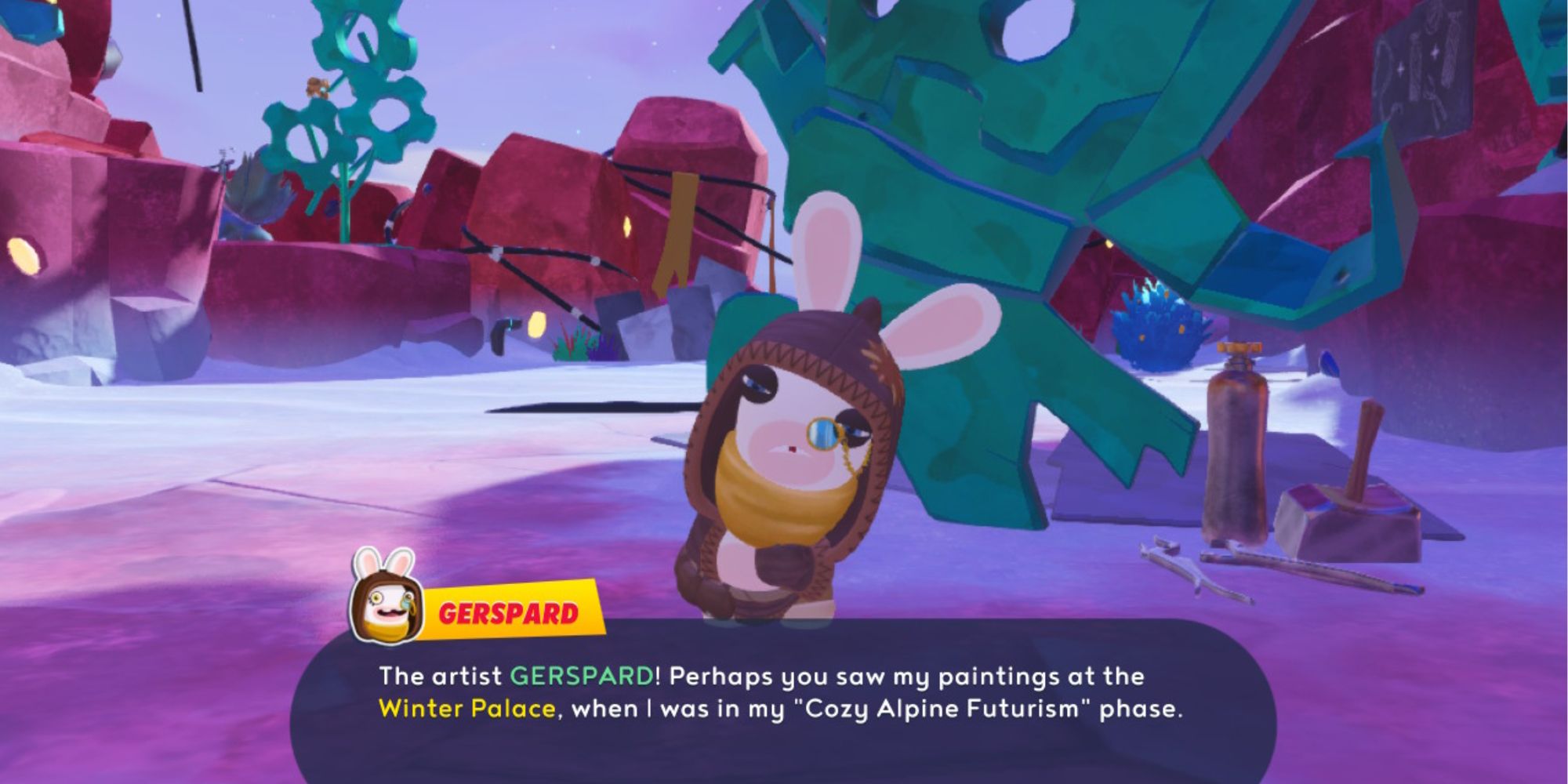 Mario Rabbids Sparks of Hope Gerspard the Artist