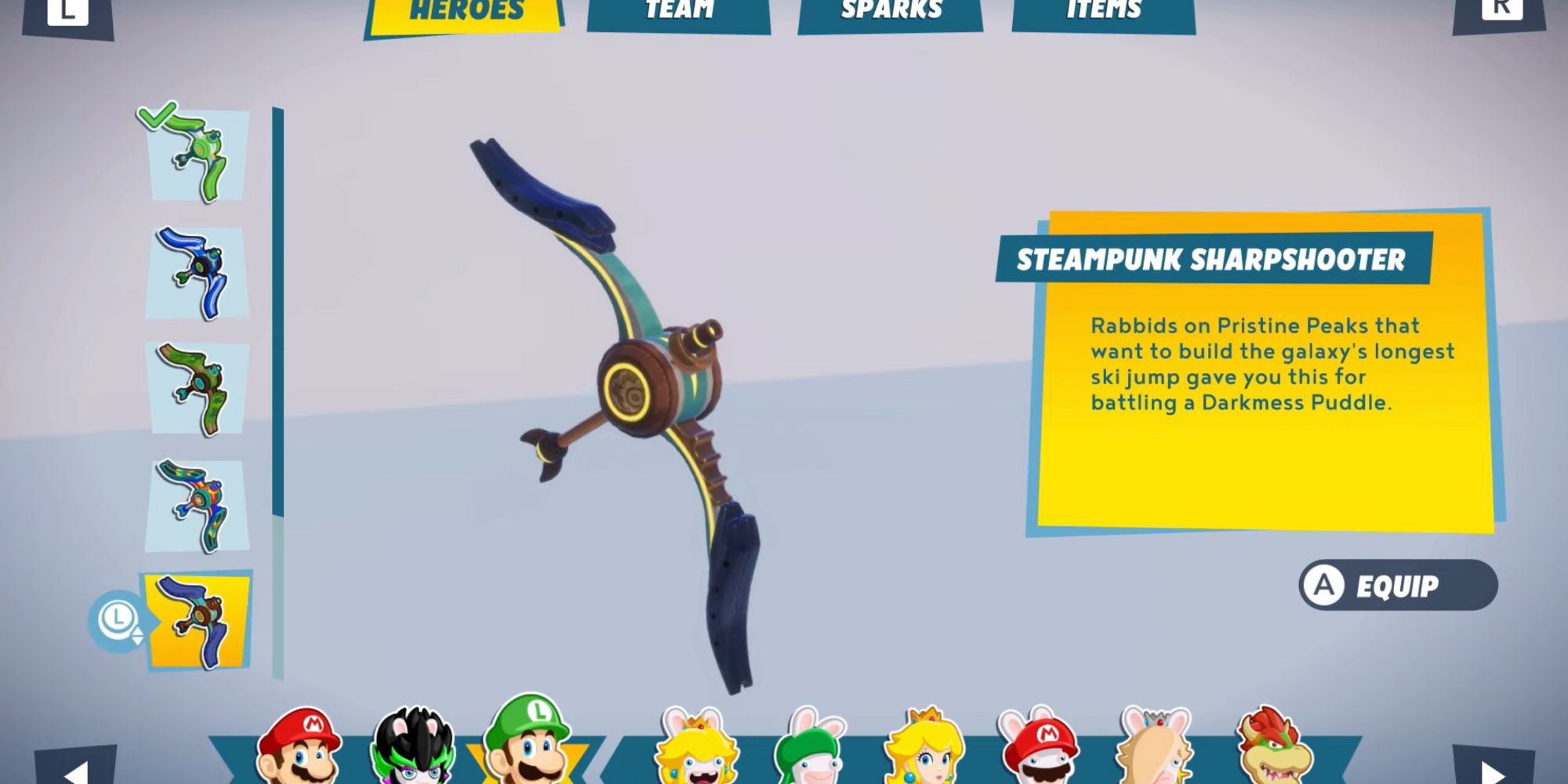 Mario Rabbids Sparks of Hope Steampunk Sharpshooter
