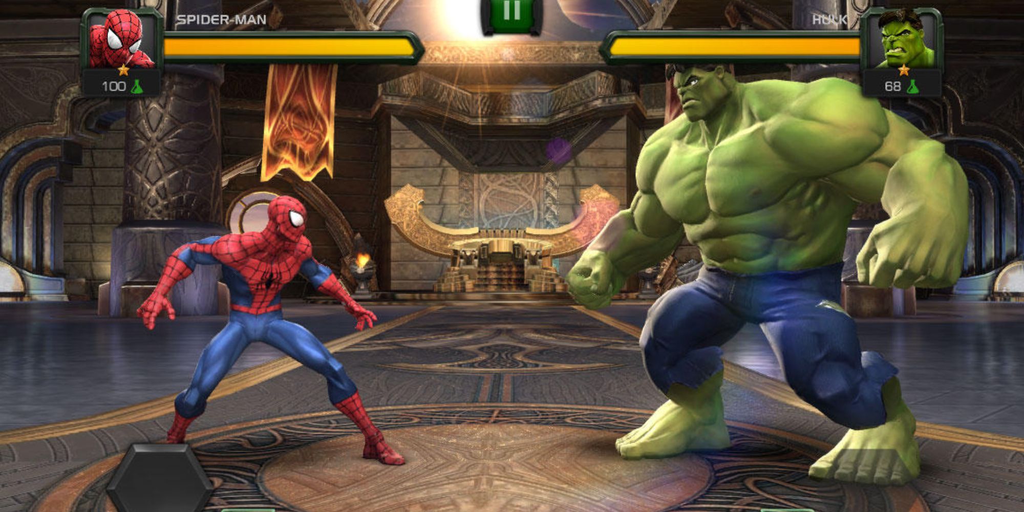 Marvel Contest Of Champions Spider Man Versus Hulk