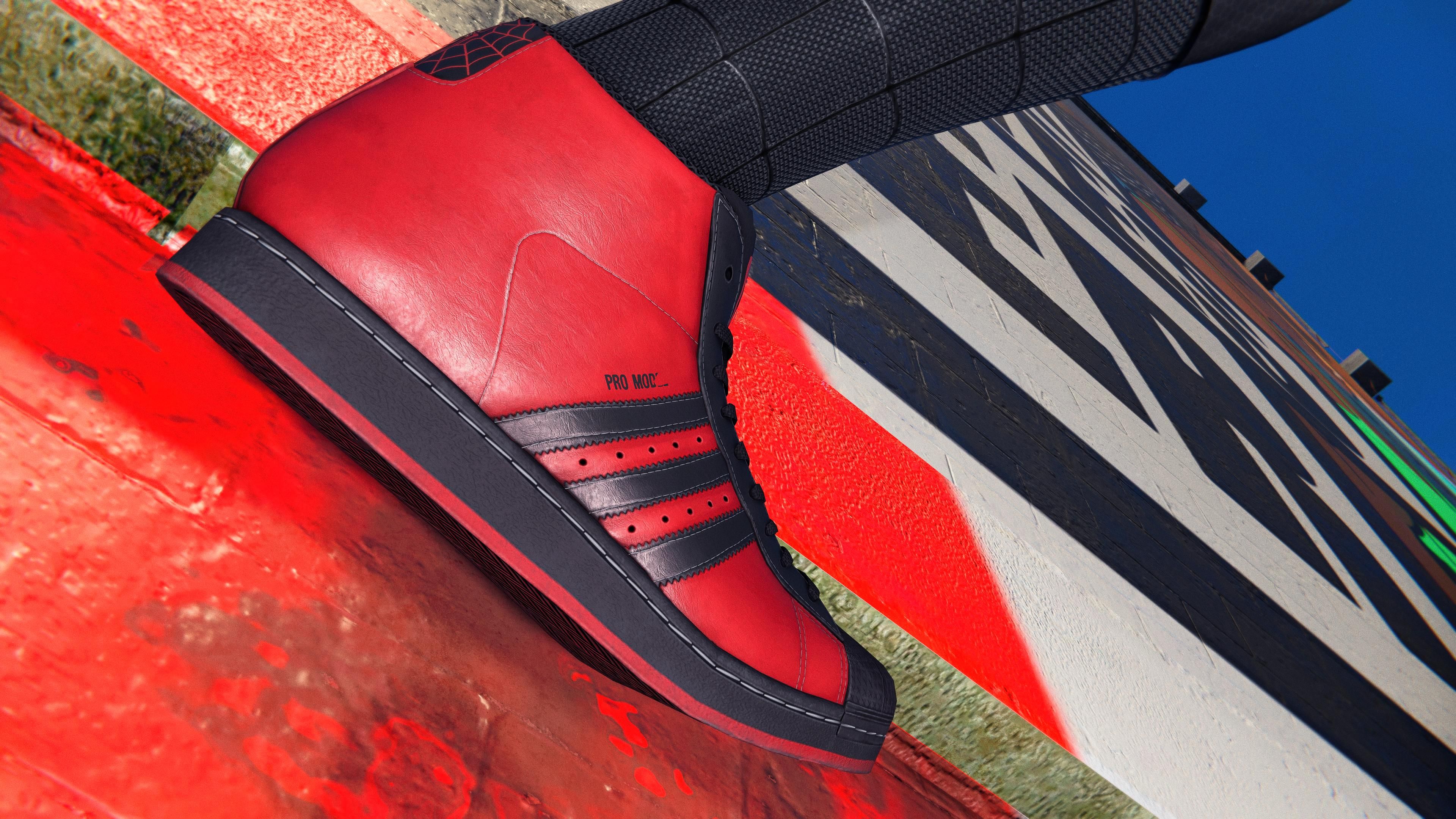 Marvel's Spider-Man Miles Morales adidas sneakers