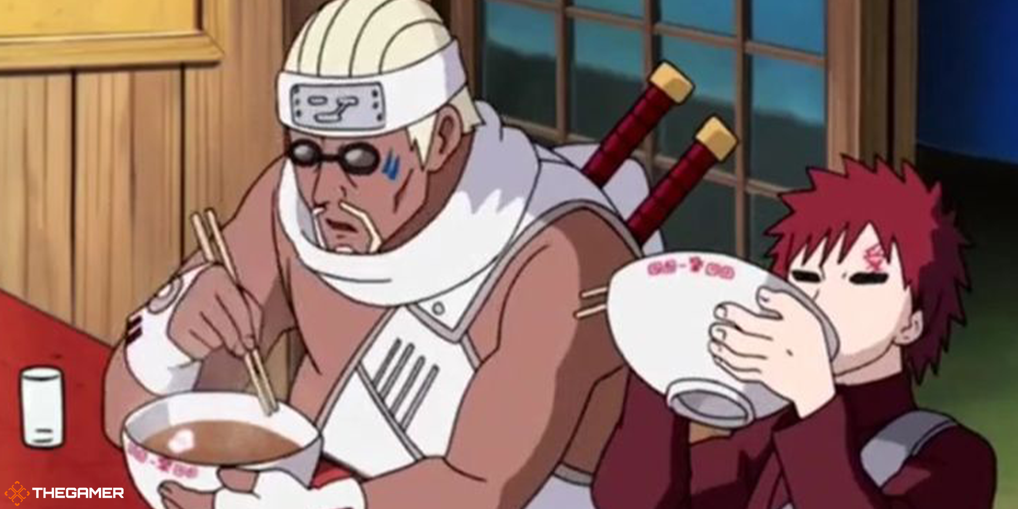 Naruto - gaara eating ramen