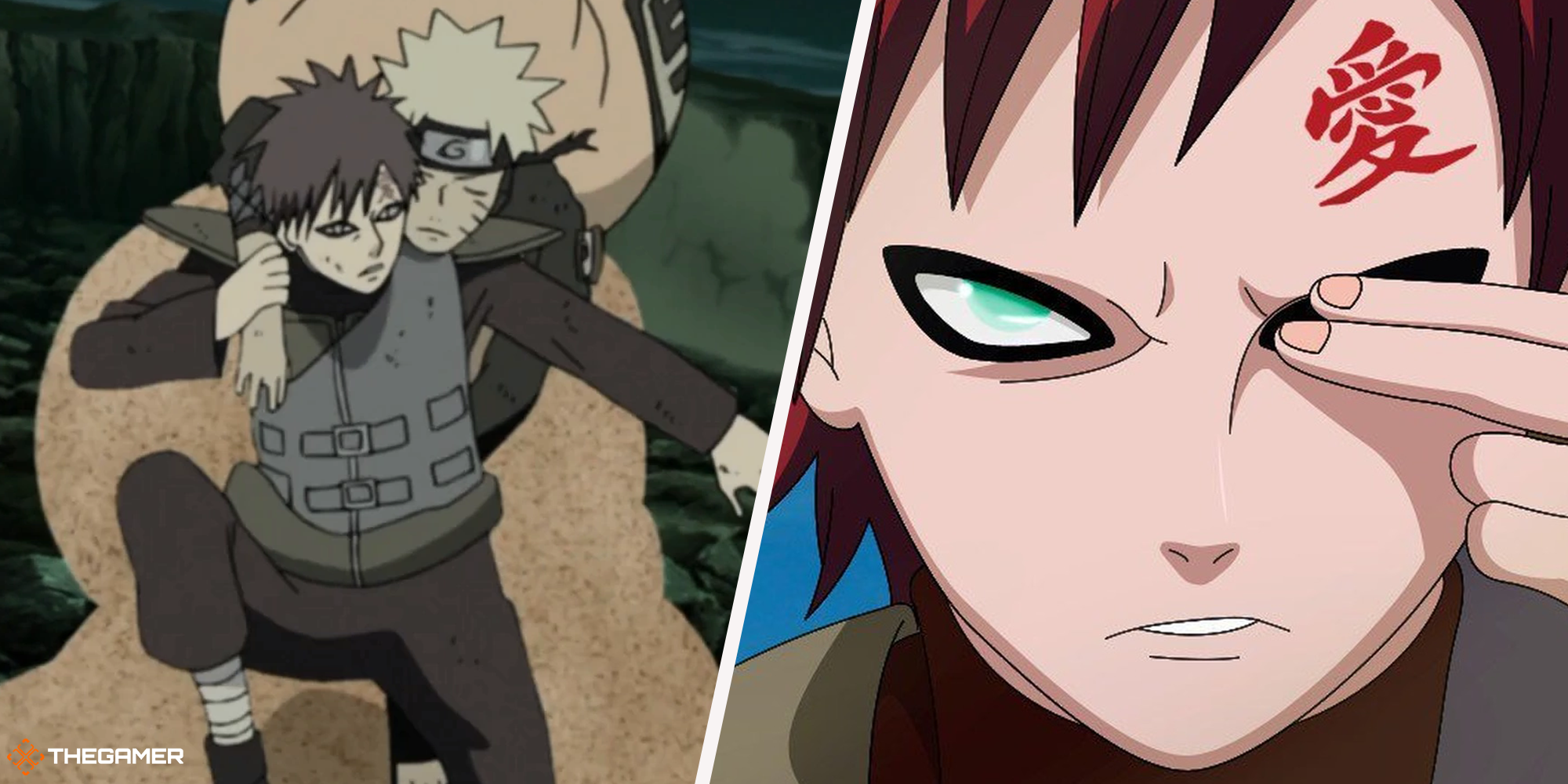 Naruto - gaara split image