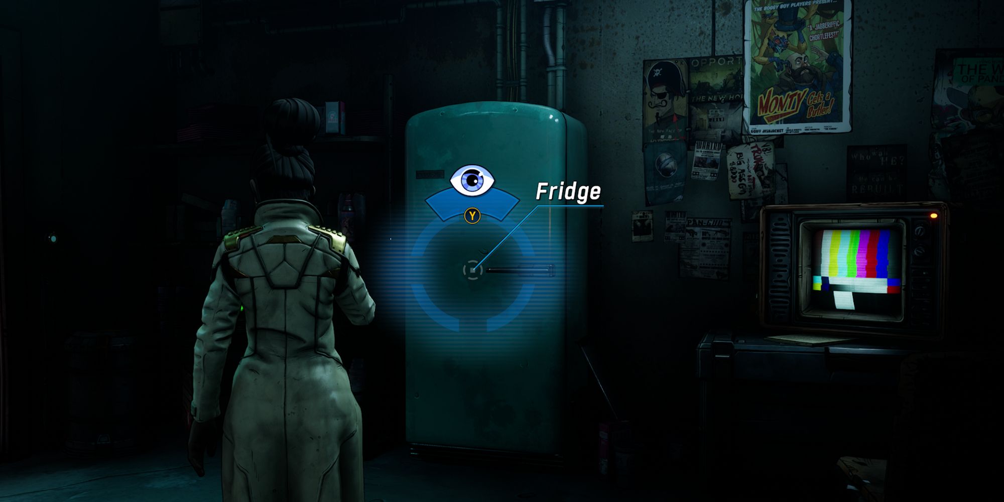 New Tales From The Borderlands Screenshot Of Anu In front Of Fridge