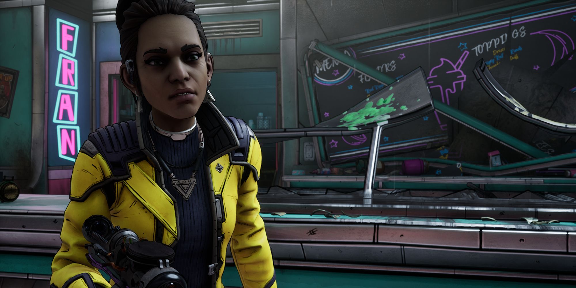 New Tales From The Borderlands Screenshot Of Anu With Device