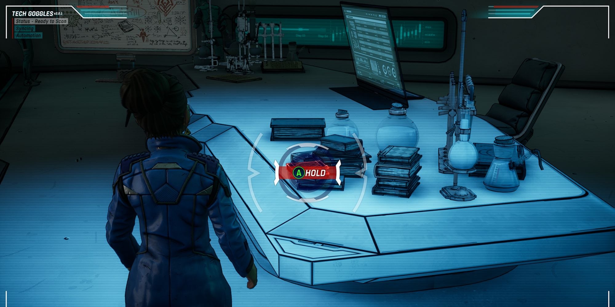 New Tales From The Borderlands Screenshot Of Book On Desk