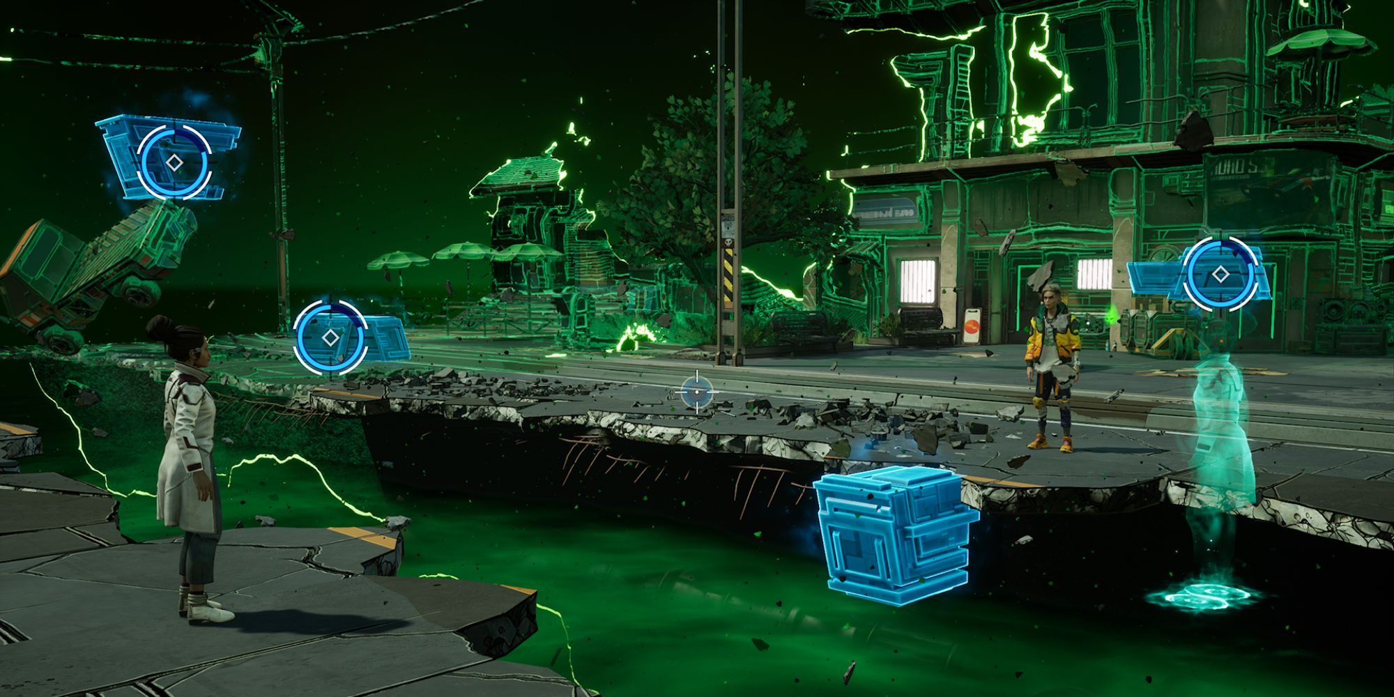 New Tales From The Borderlands Screenshot Of Building A Bridge