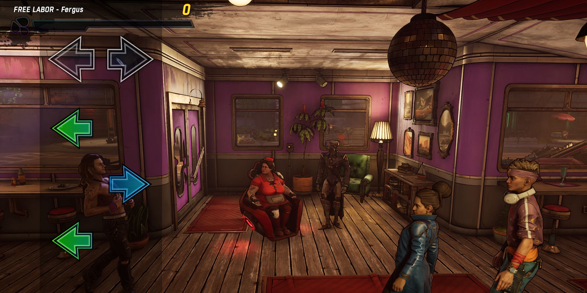 New Tales From The Borderlands Screenshot Of Fergus Dance Minigame