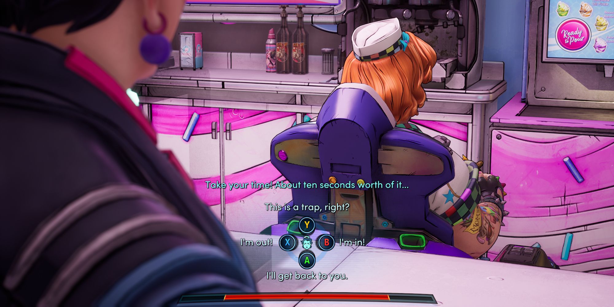 New Tales From The Borderlands Screenshot Of Fran Dialogue Choices