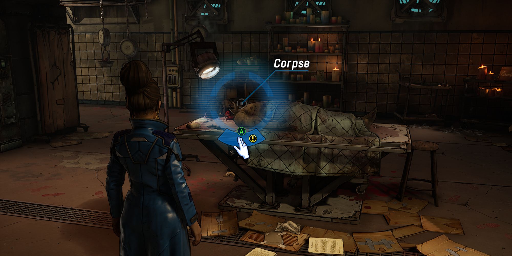 New Tales From The Borderlands Screenshot Of Morgue Corpse