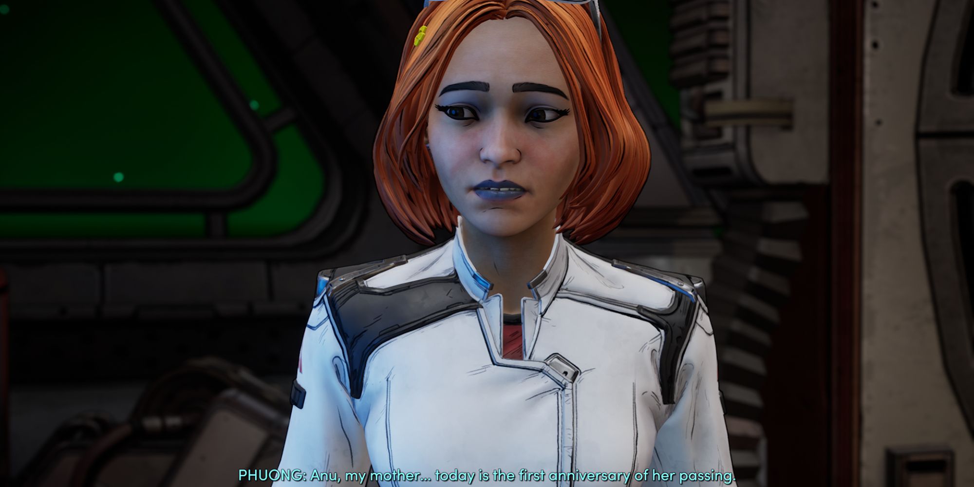 New Tales From The Borderlands Screenshot Of Phuong Talking About Her Mother