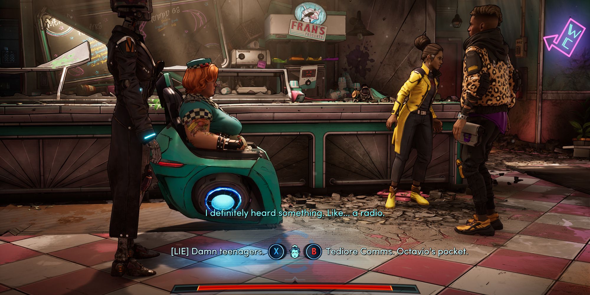 New Tales From The Borderlands Screenshot Of Radio Choice