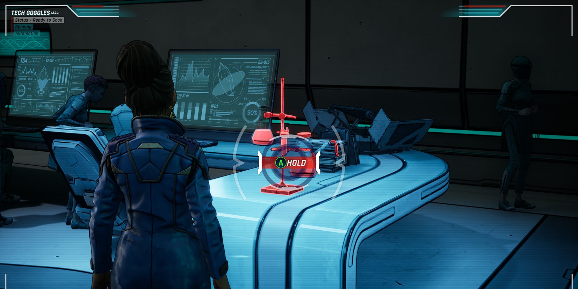 New Tales From The Borderlands Screenshot Of Scan Chemistry Set