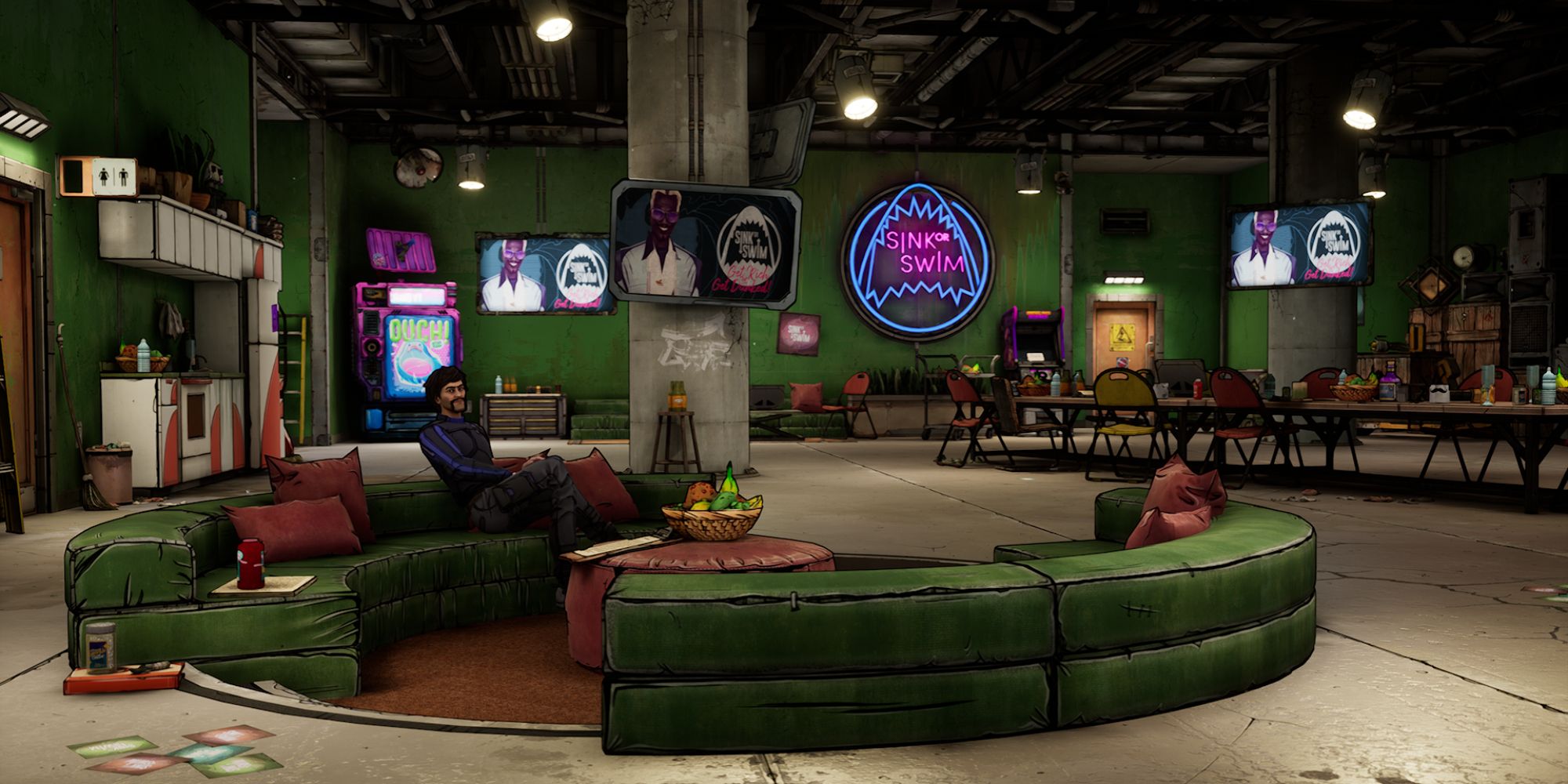 New Tales From The Borderlands Screenshot Of Sink Or Swim Greenroom