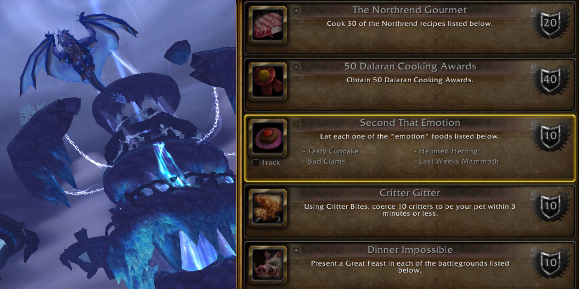 World Of Warcraft Wrath of The Lich King Classic Complete Cooking