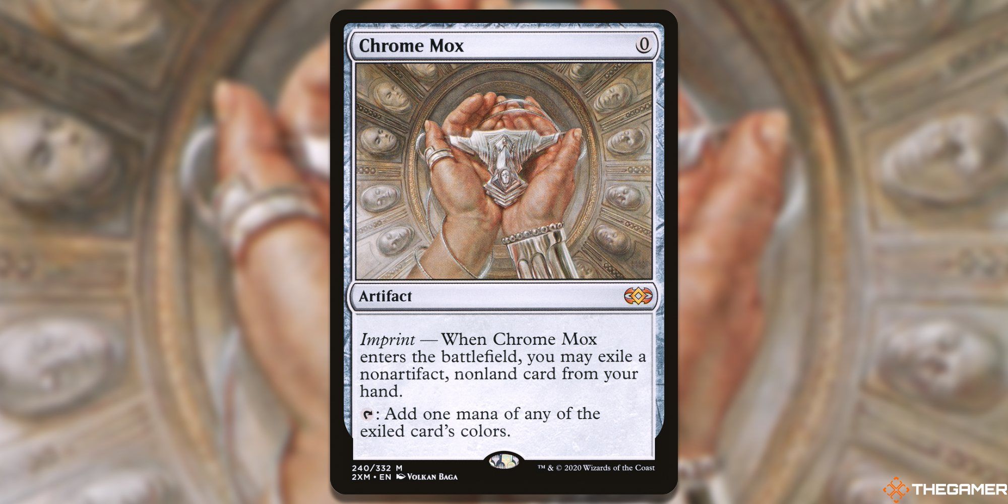 Chrome Mox card and blur