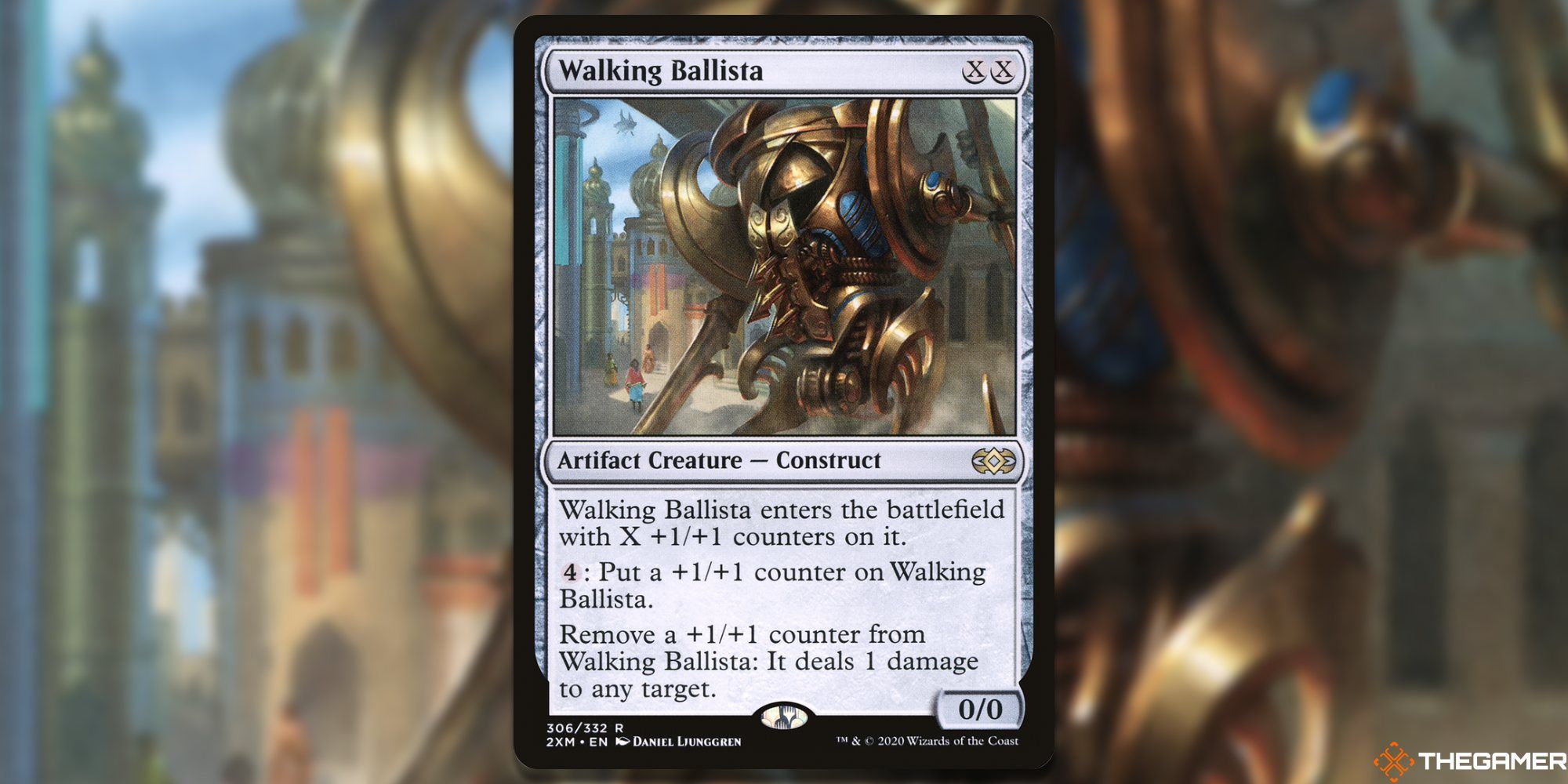 Walking Ballista Card and blur