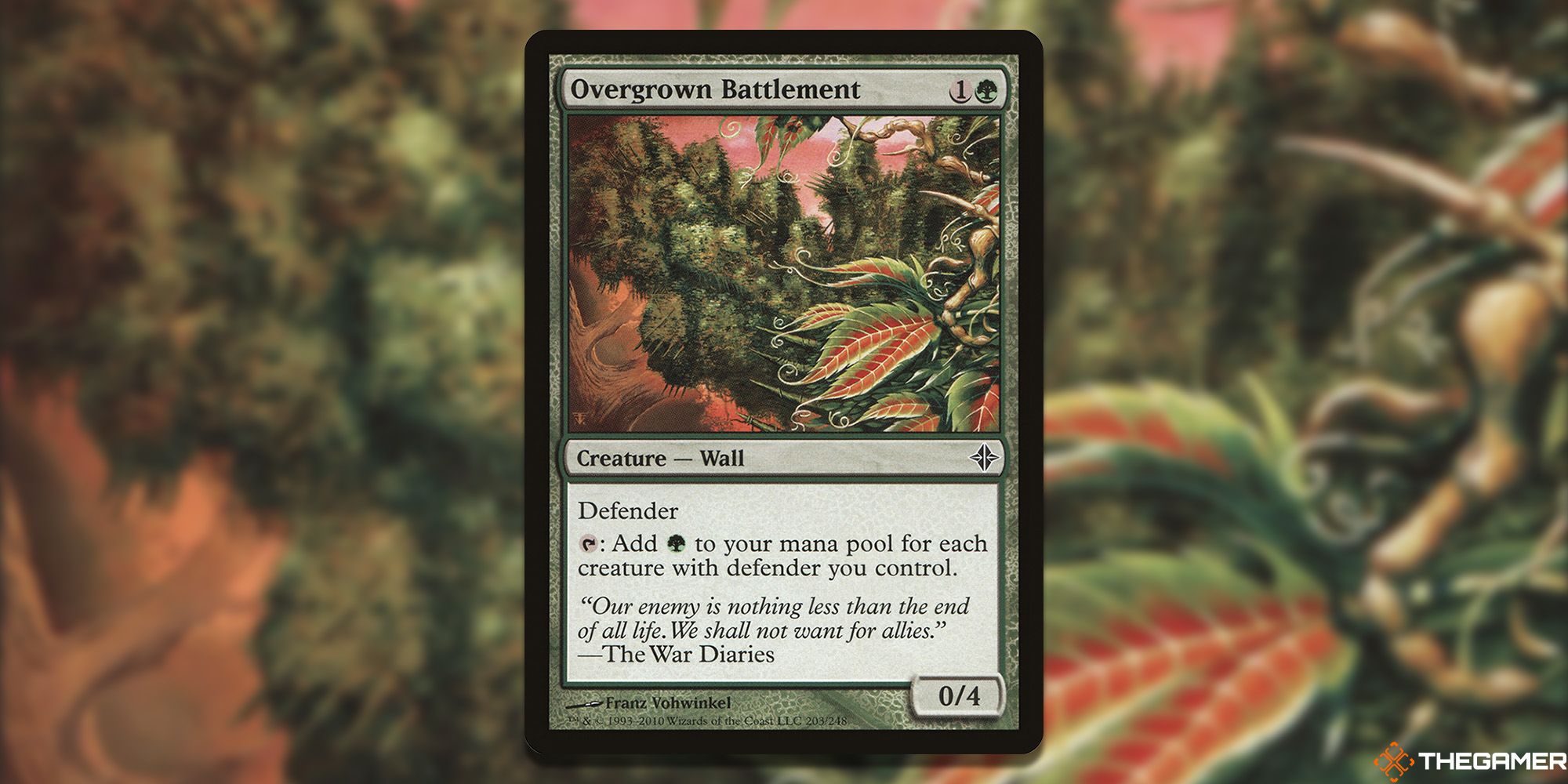 Overgrown Battlement card image.