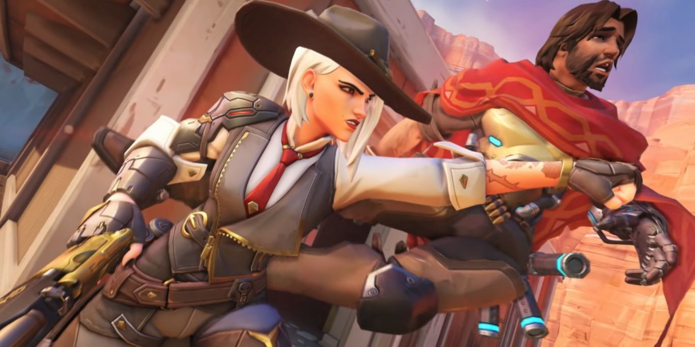 Overwatch 2 Ashe Punching Cassidy In Trailer