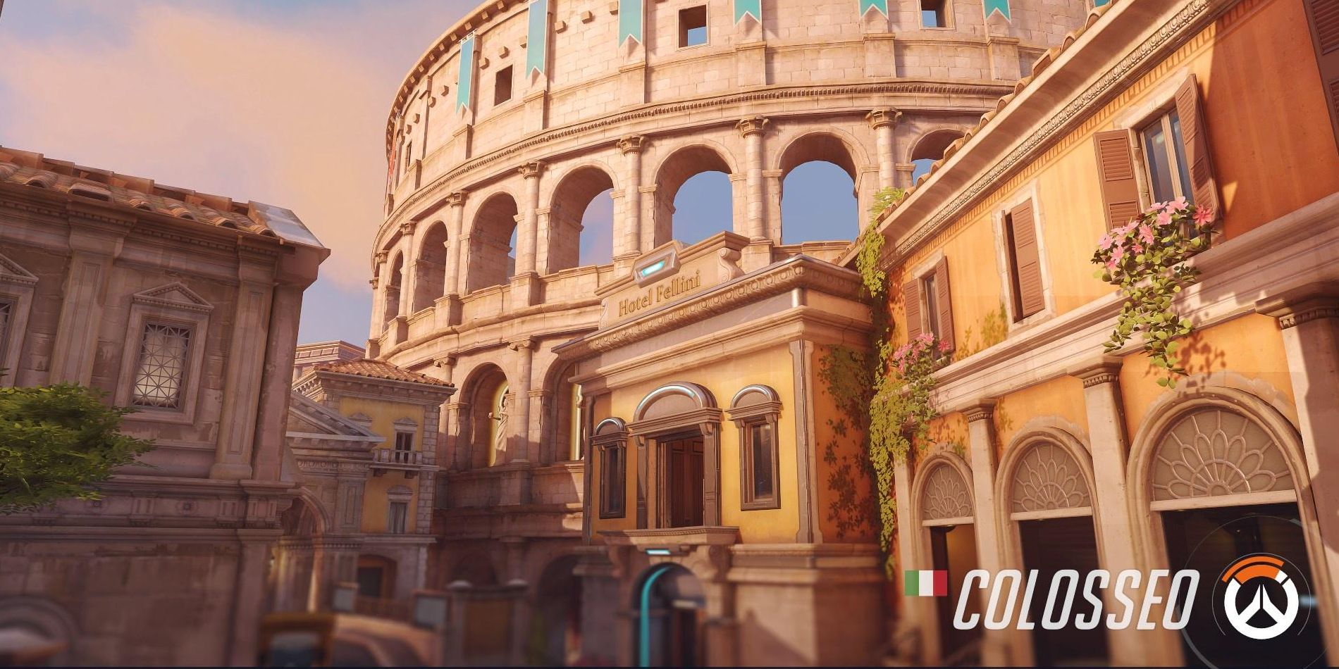 Colosseo's loading screen in Overwatch 2.