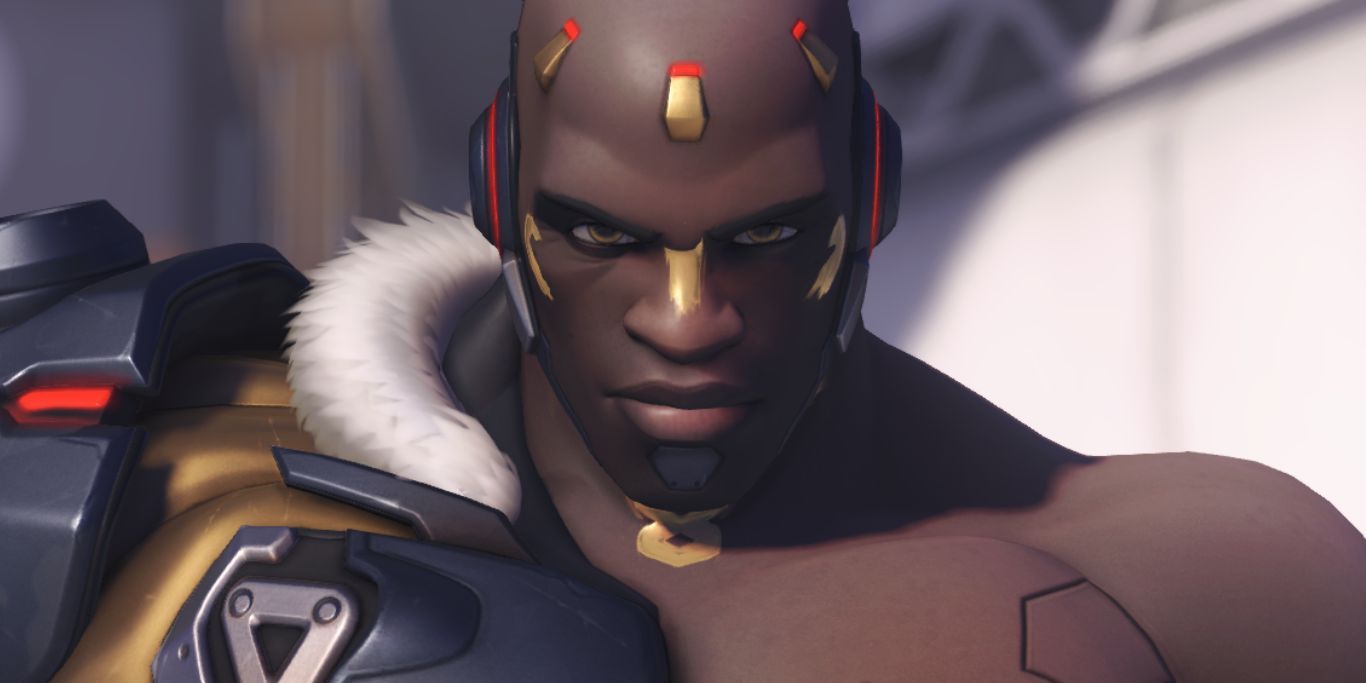Overwatch 2 Doomfist In Game Closeup With A Devil Smile