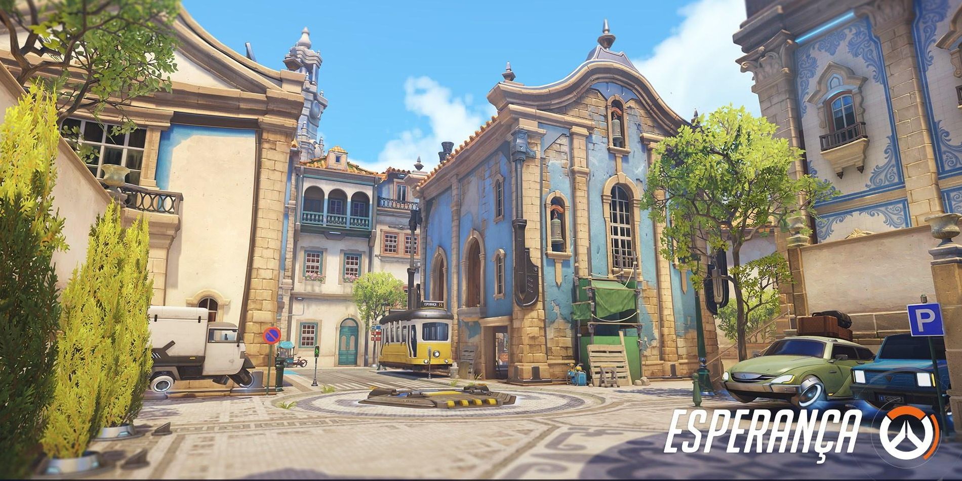 Esperanca's loading screen in Overwatch 2.