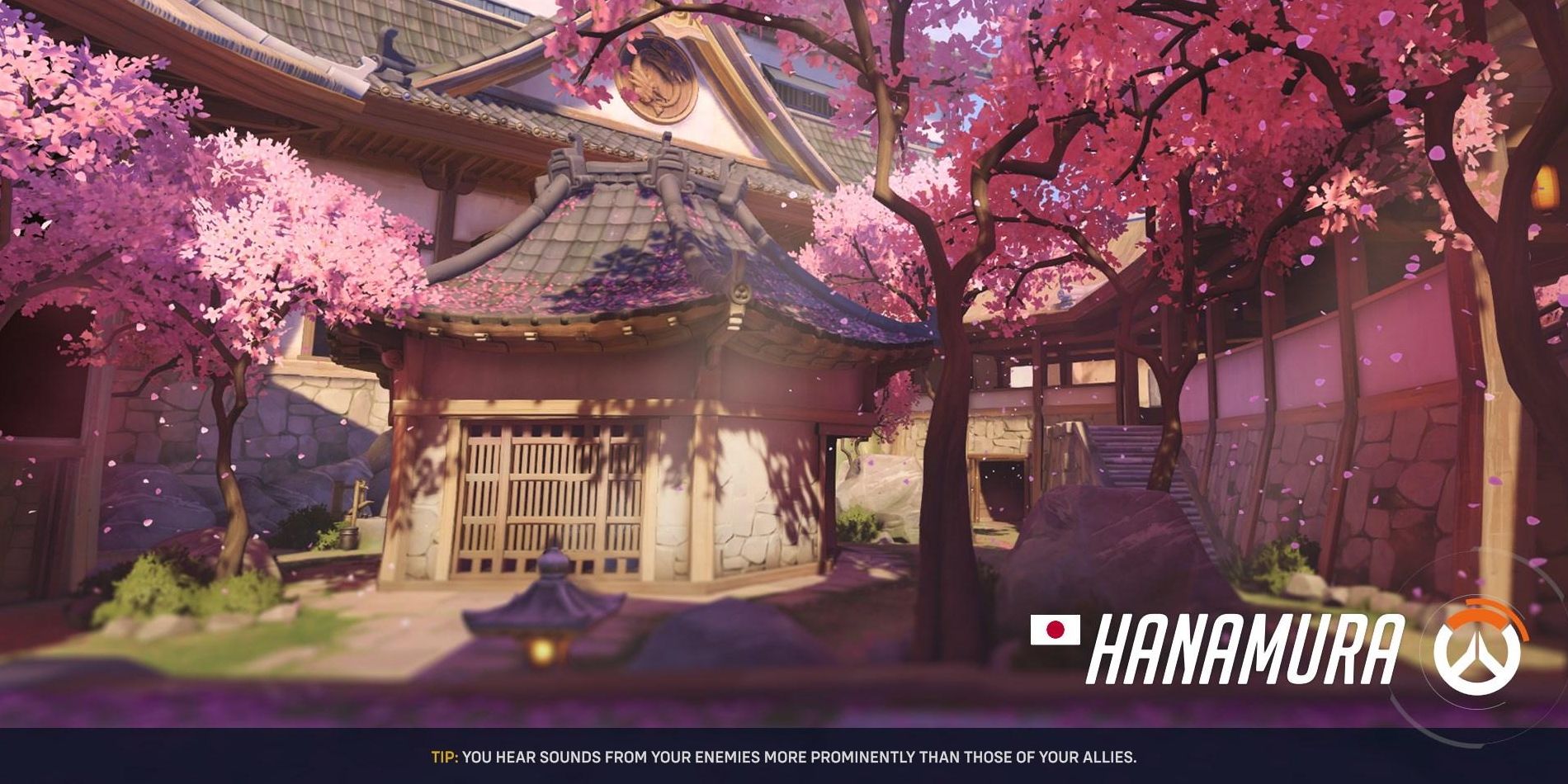 The Hanamura loading screen in Overwatch 2.