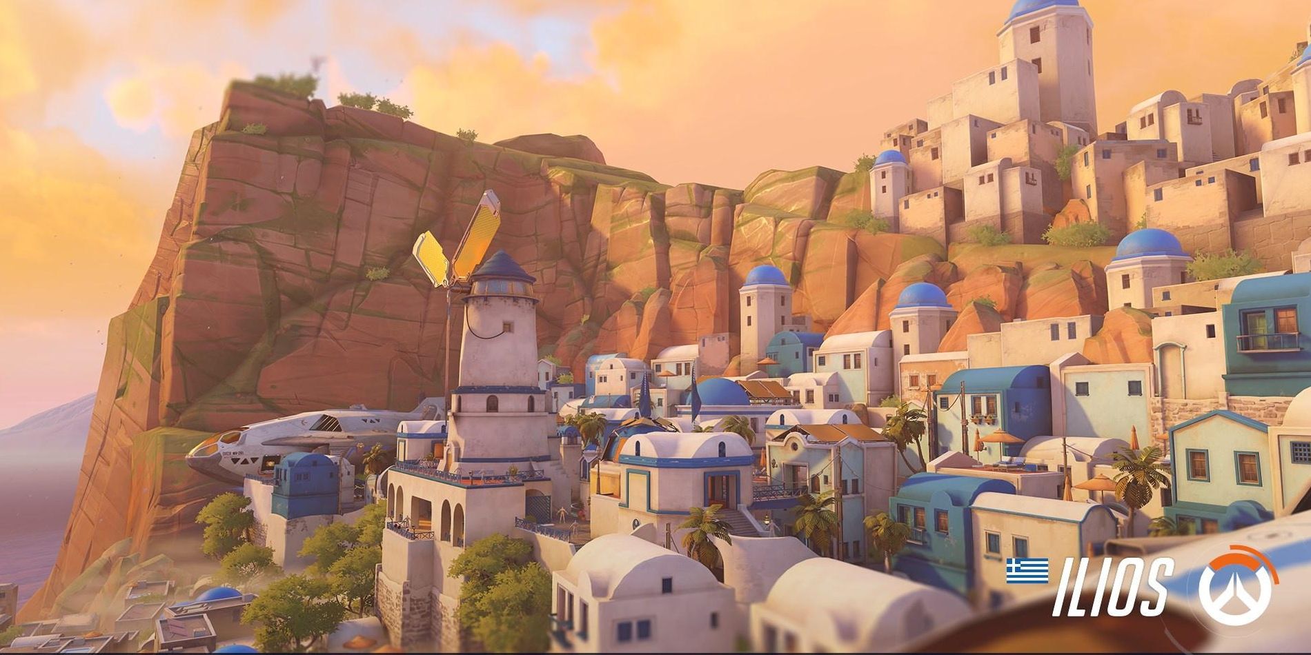 Ilios's loading screen in Overwatch 2.