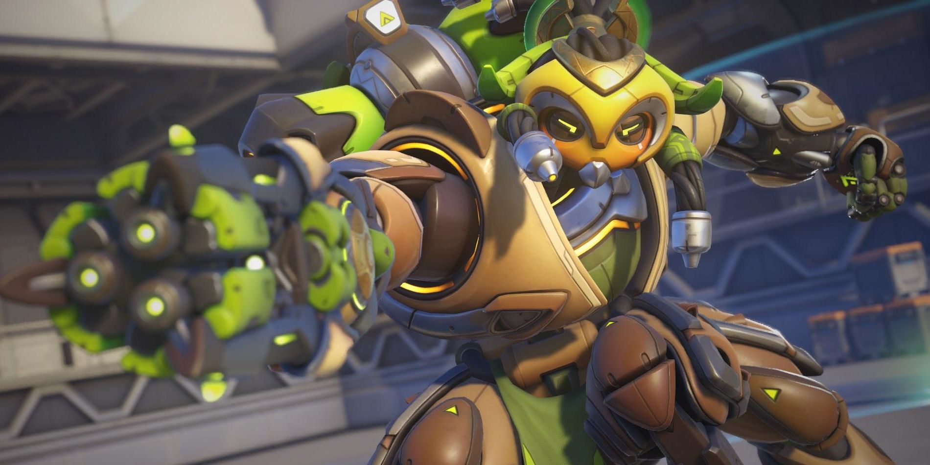 Orisa's victory highlight in Overwatch 2.