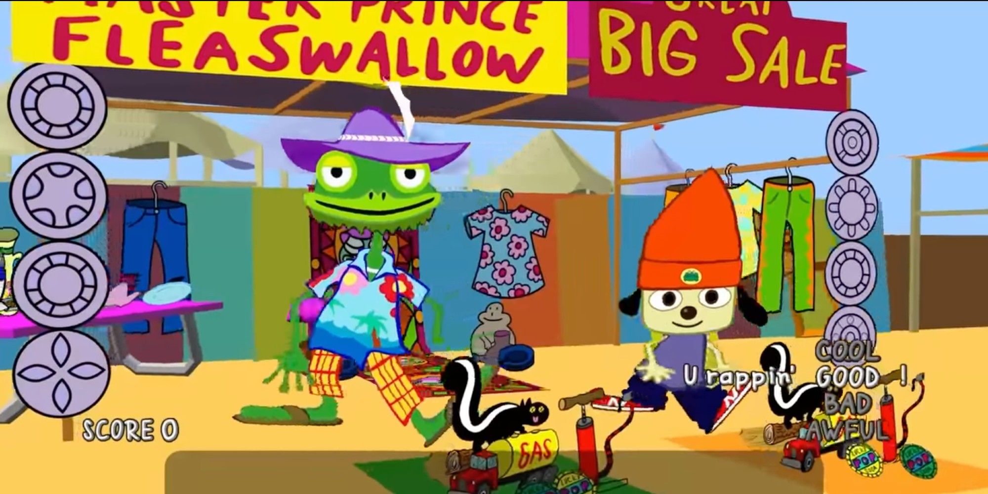 Parappa The Rapper - Narrative Games - Earning your money to fix the car