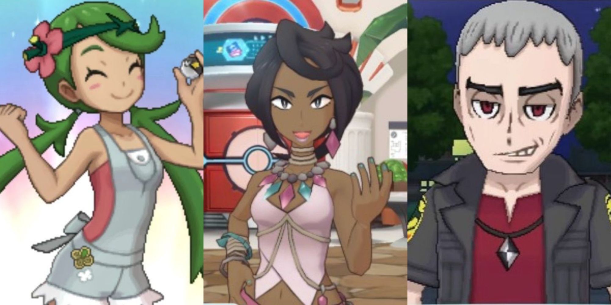 Pokemon Every Alolan Trial Captain And Island Kahuna Feature Image