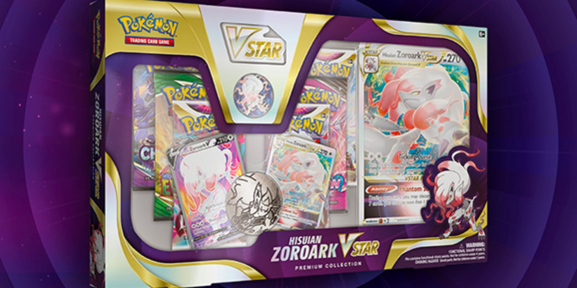 Hisuian Zoroark VSTAR Premium Collection in the Pokemon TCG