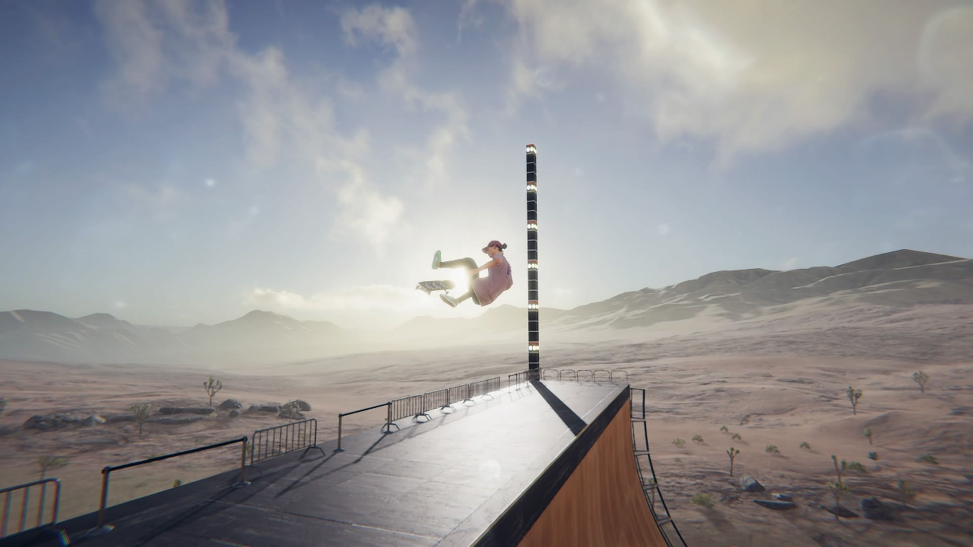 Skater XL on half pipe