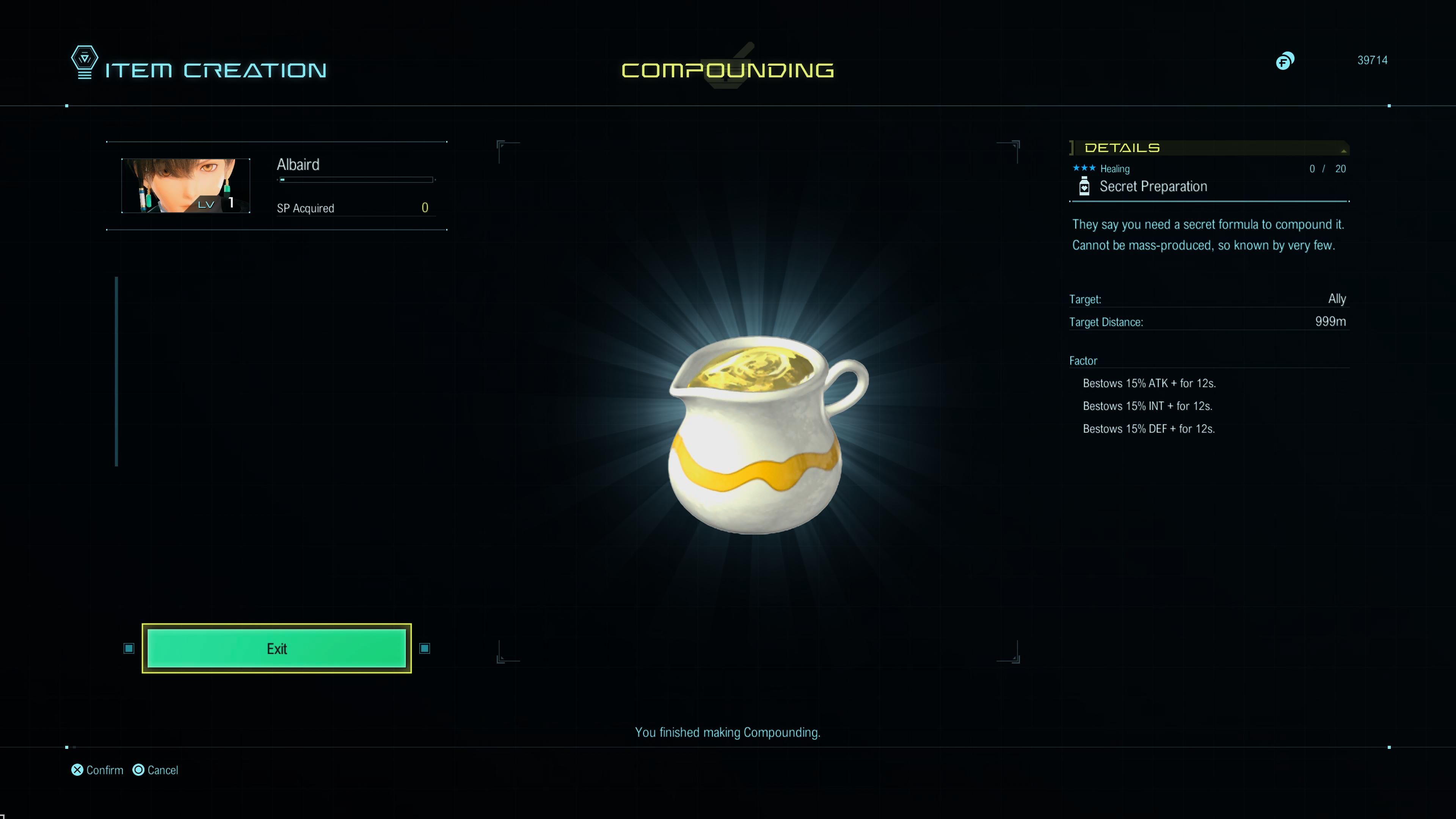 Star Ocean Divine Force Secret Preparation