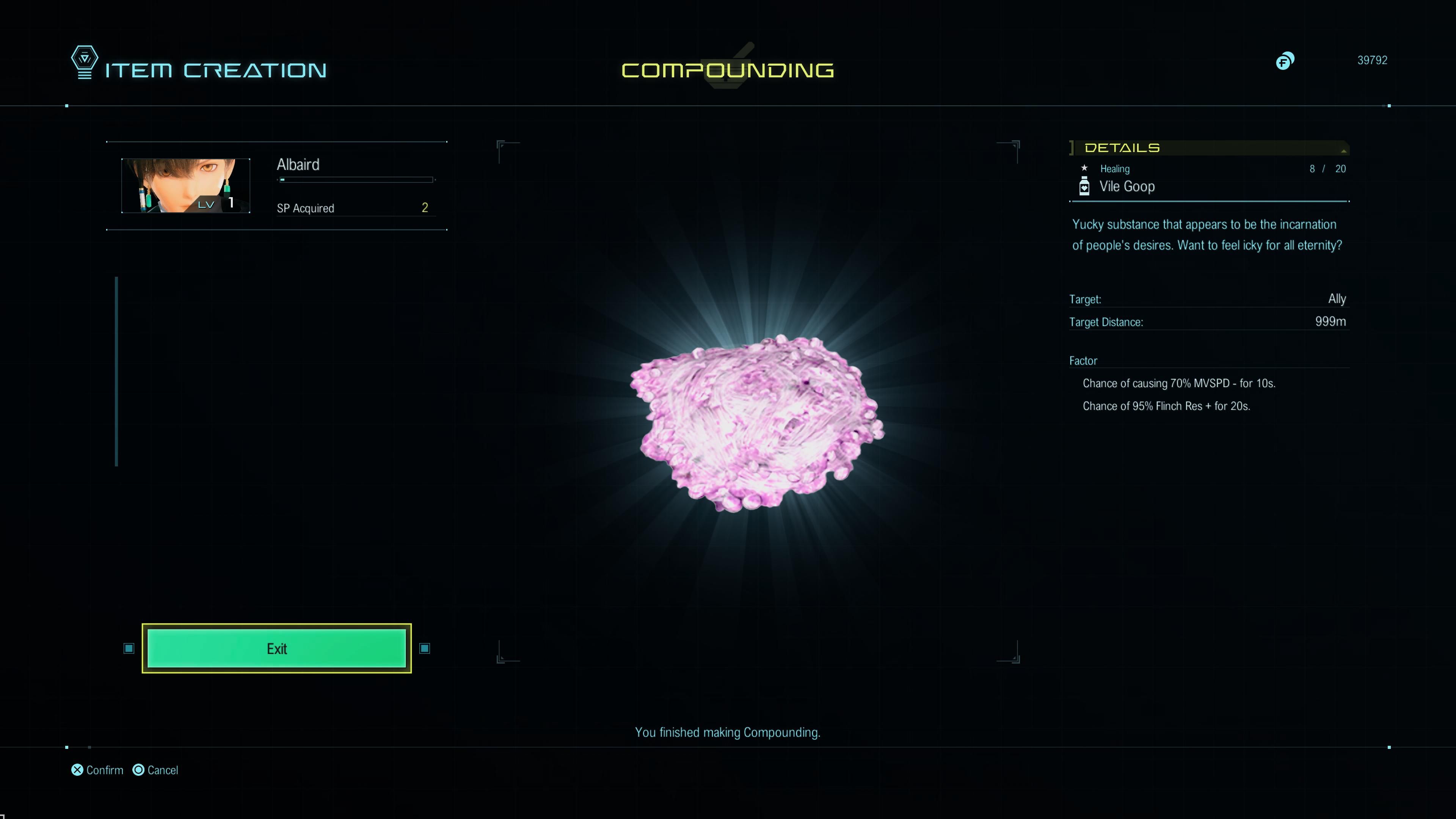 Star Ocean Divine Force Vile Goop