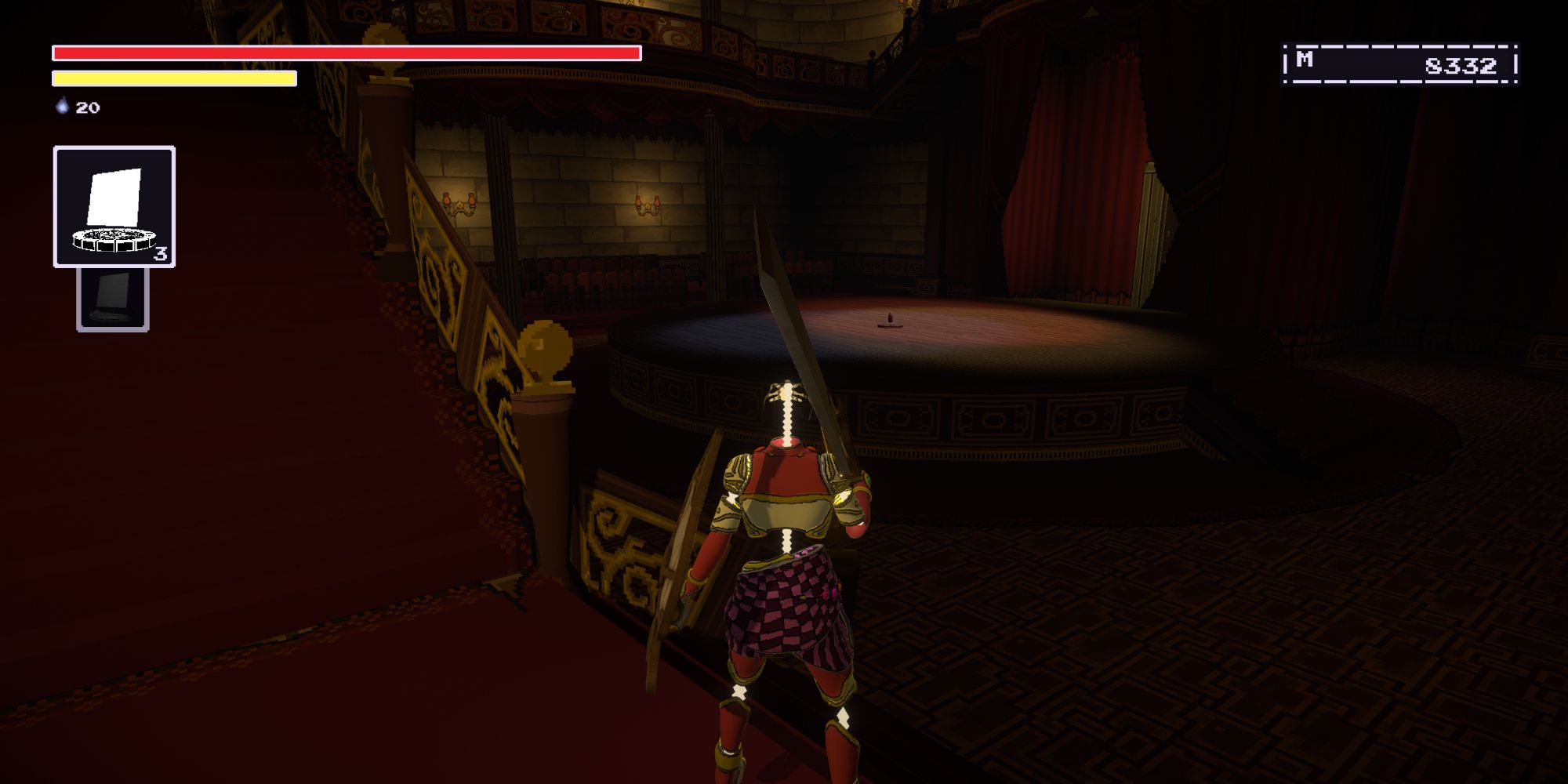 The Stage of The Theater in The Last Hero of Nostalgaia
