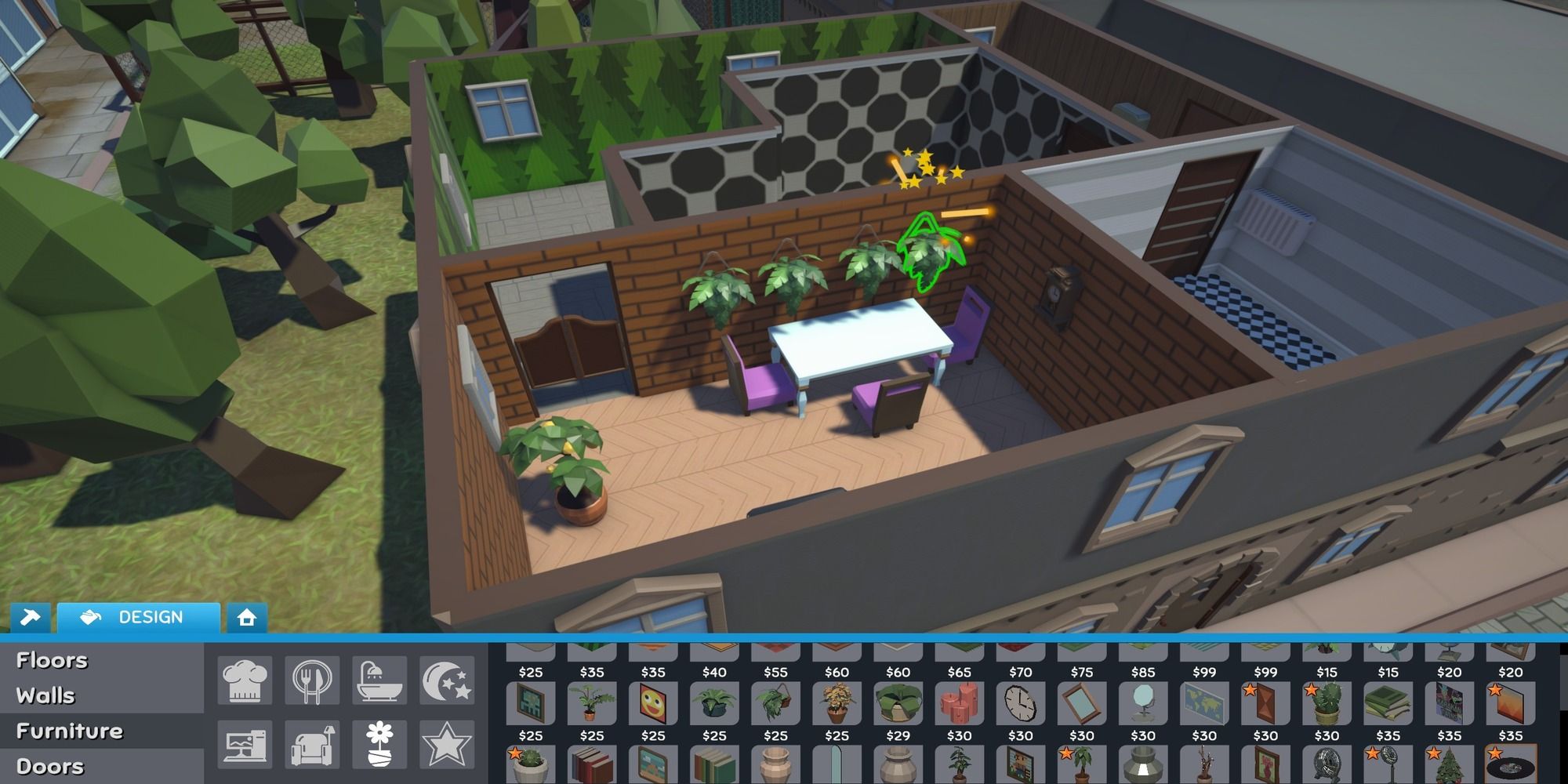 The Tenants adding items to an apartment