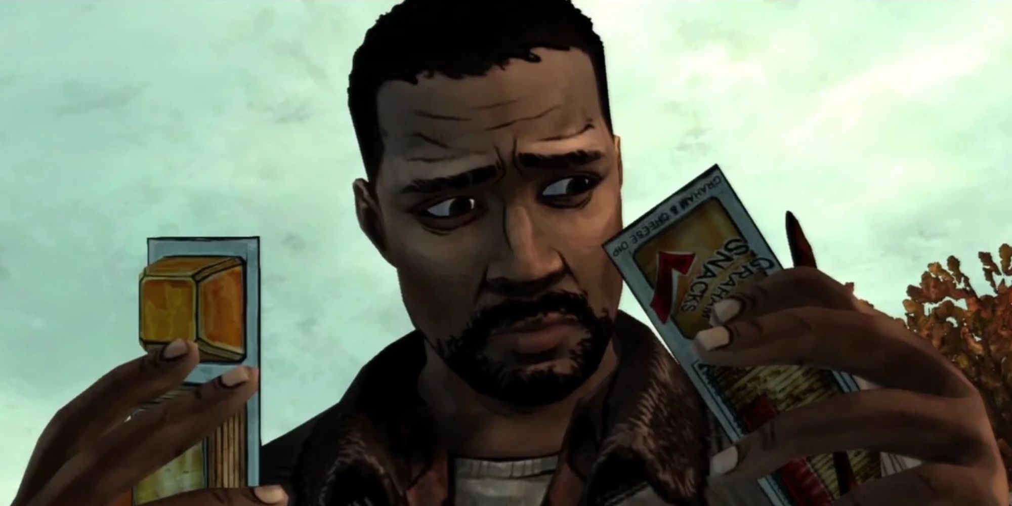 The Walking Dead Screenshot Of Lee With Food Rations
