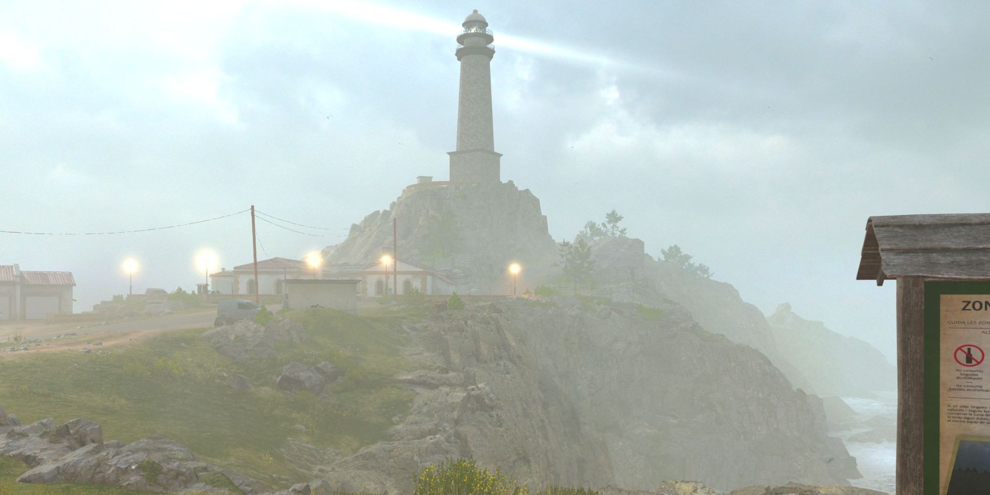 The lighthouse location in the Recon By Fire mission in the new Call of Duty: Modern Warfare 2.