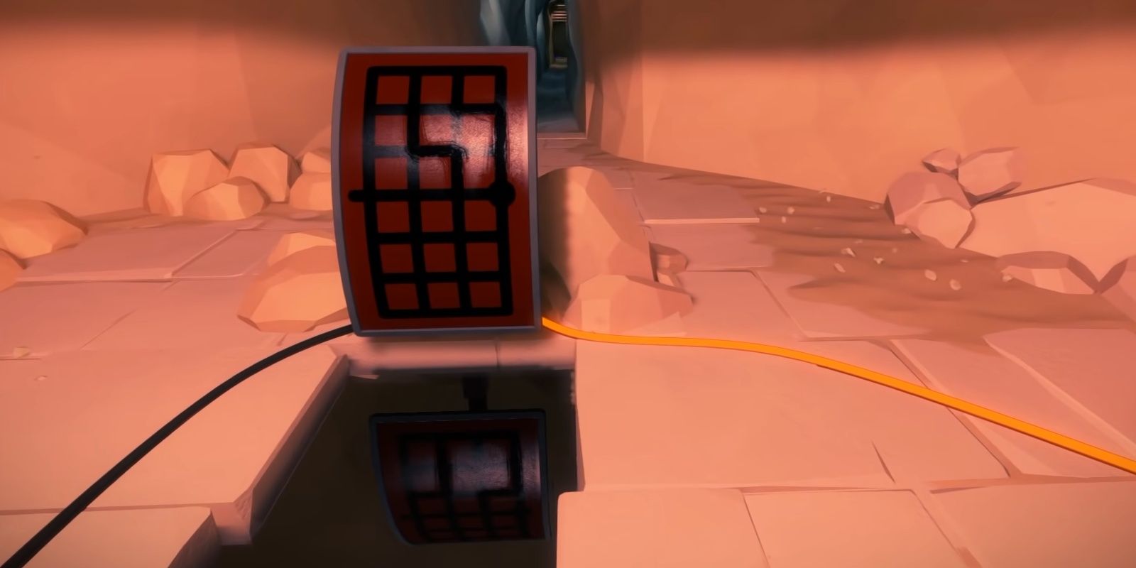 This grate cover is actually a part of the puzzle in The Witness.