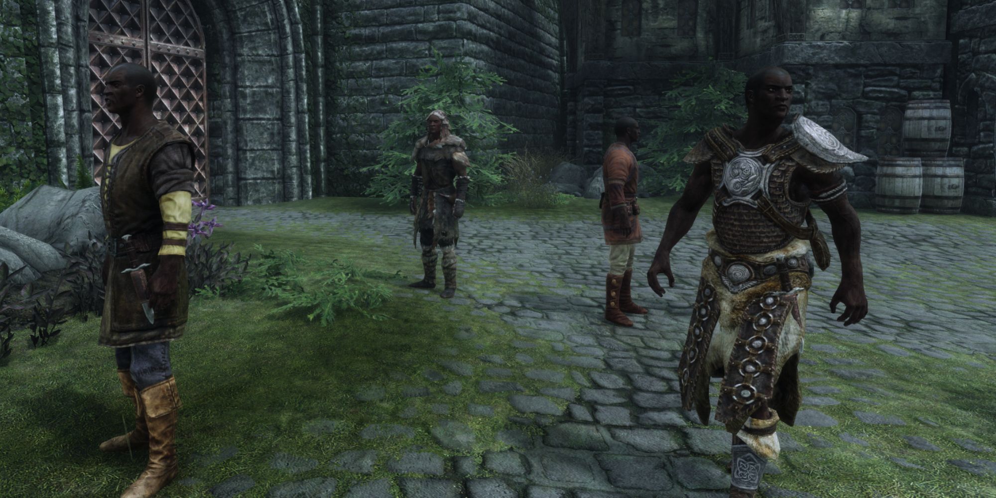 Four Nazeem's in different clothing.