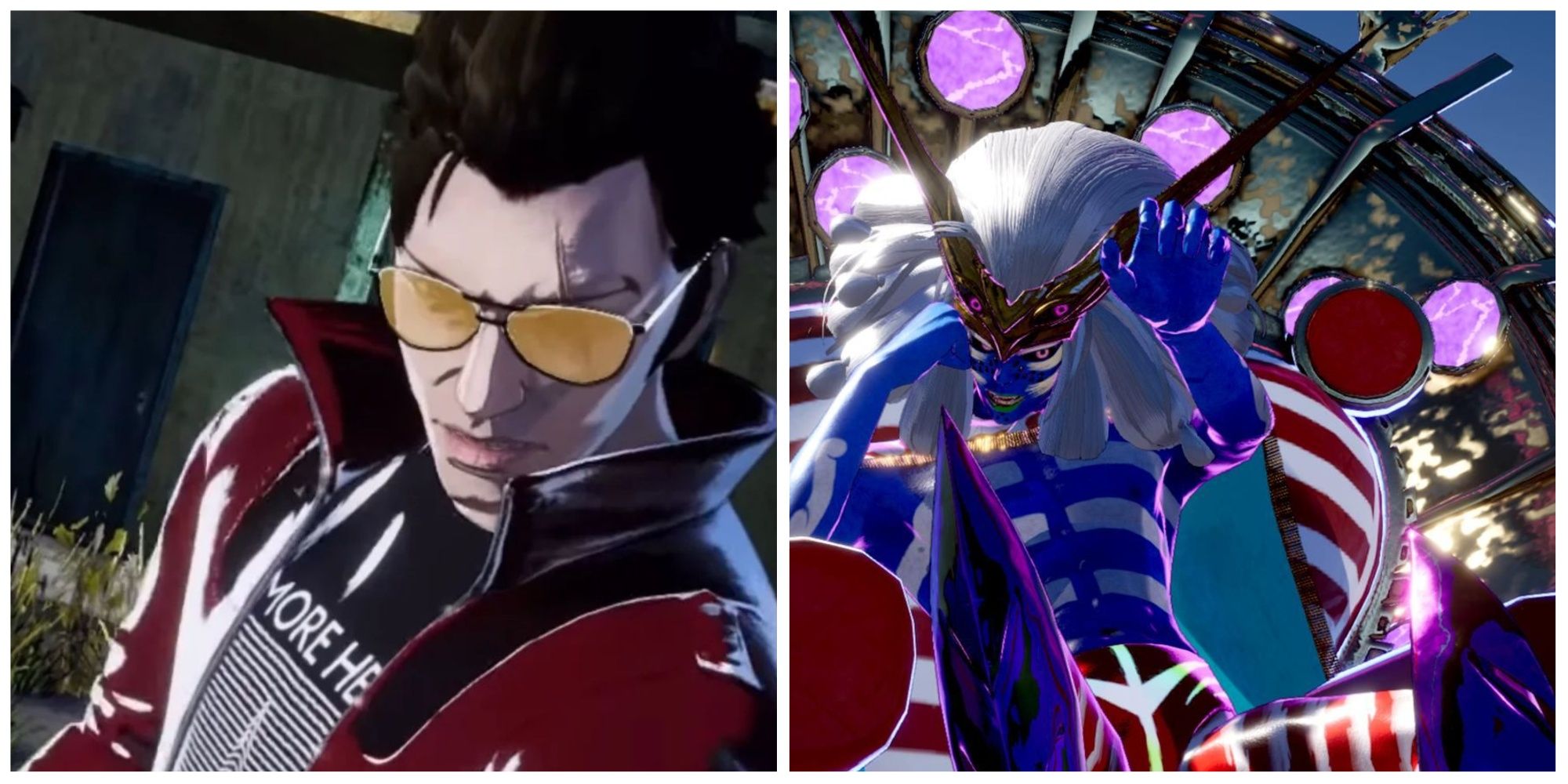 Travis Touchdown and FU from No More Heroes 3.
