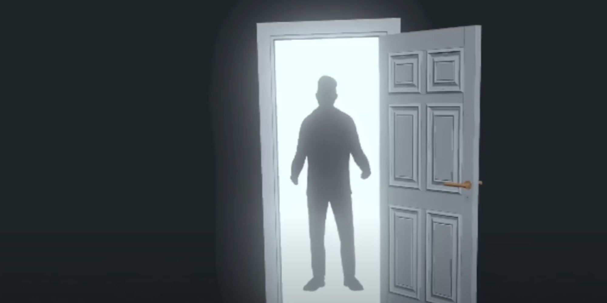 Twilight Zone VR Character Standing In Doorway