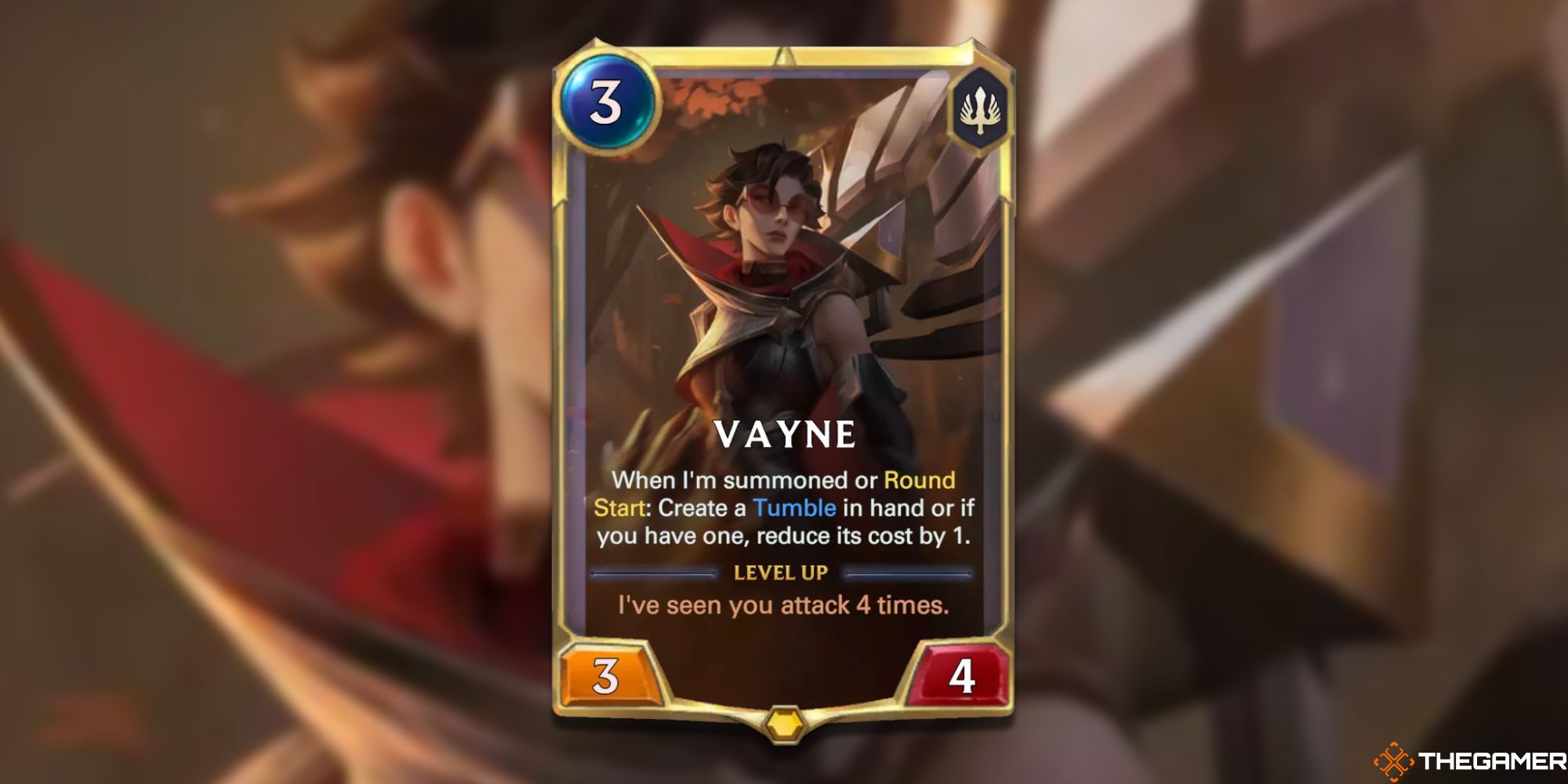 Legends of Runeterra Vayne card