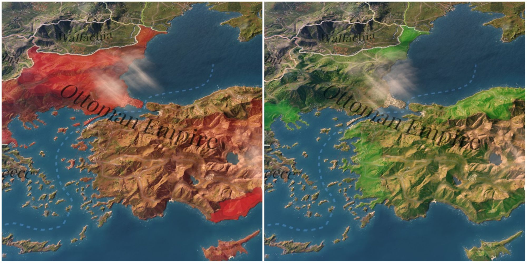 Victoria 3 Ottoman Empire Radicals vs Loyalists