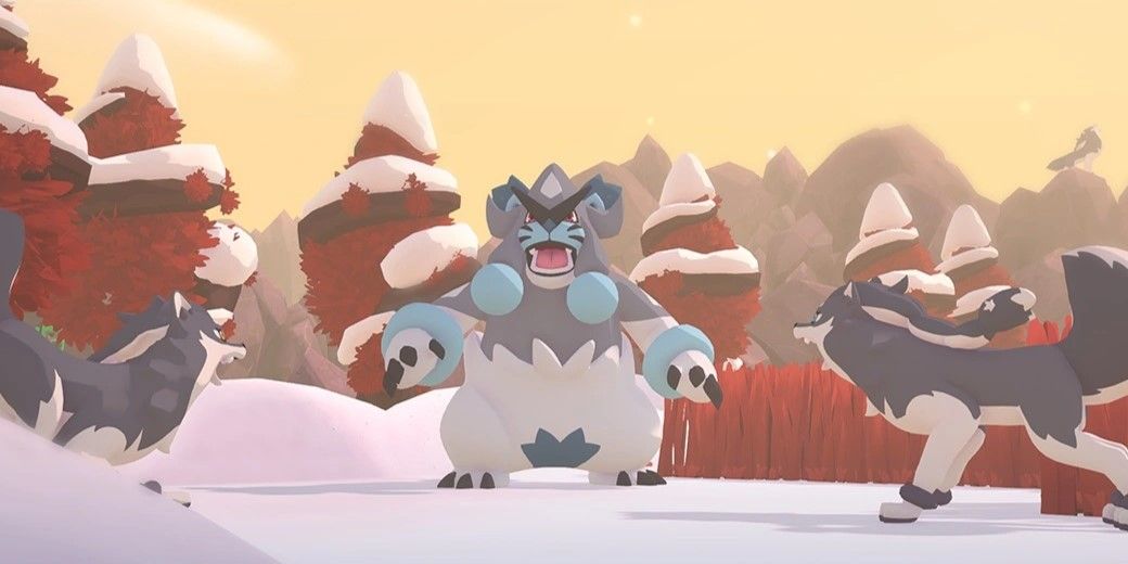 Yowlar fighting two Momo in Temtem