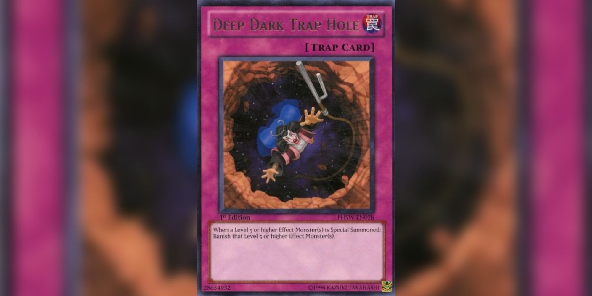 Deep Dark Trap Hole card in Yu-Gi-Oh!