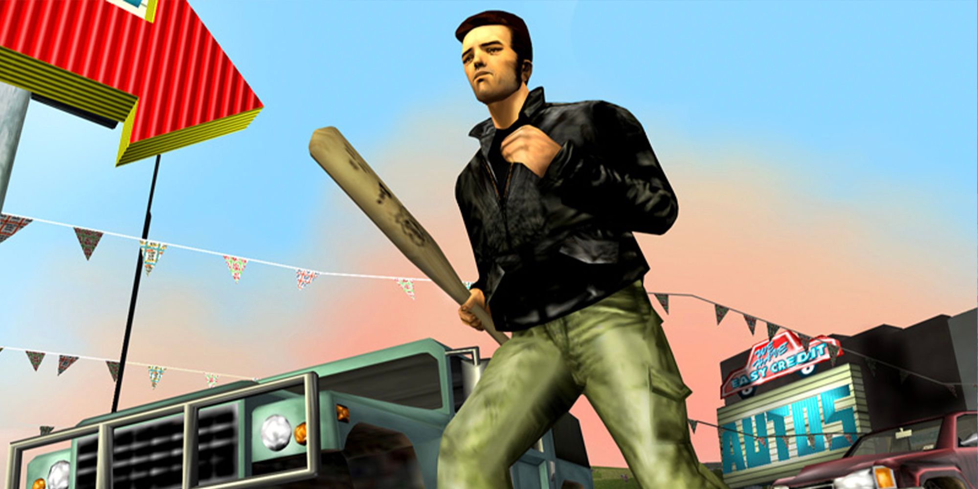 claude gta 3 with baseball bat