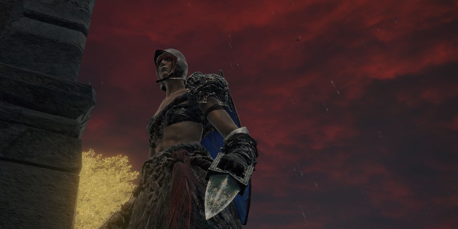 Elden Ring screenshot of player equipped with Katar.