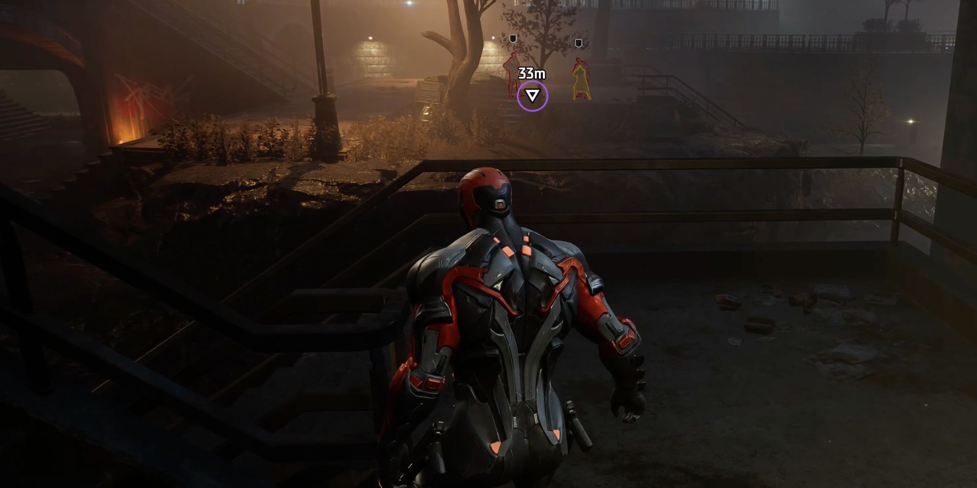 gotham knights red hood rescues civilian